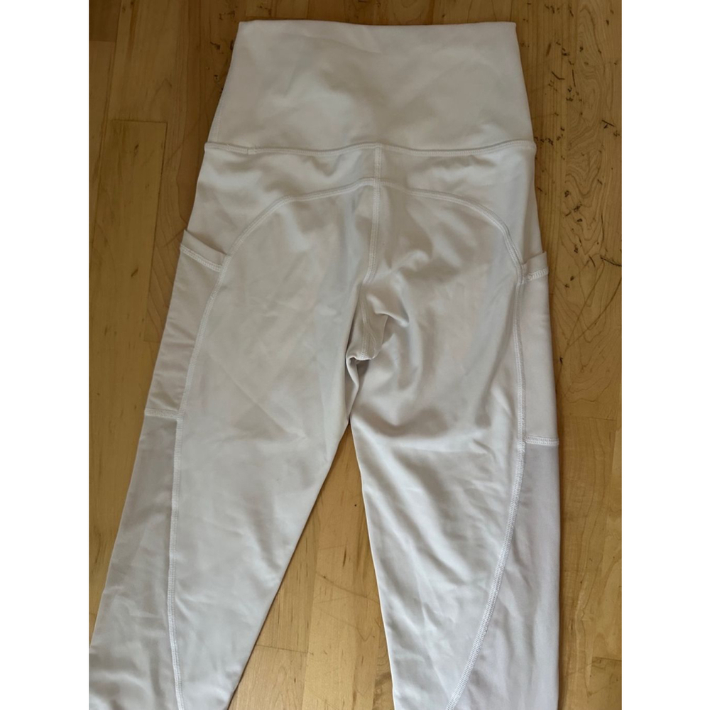 Women's Aerie White High Waist Mesh Pocket Leggings Size S